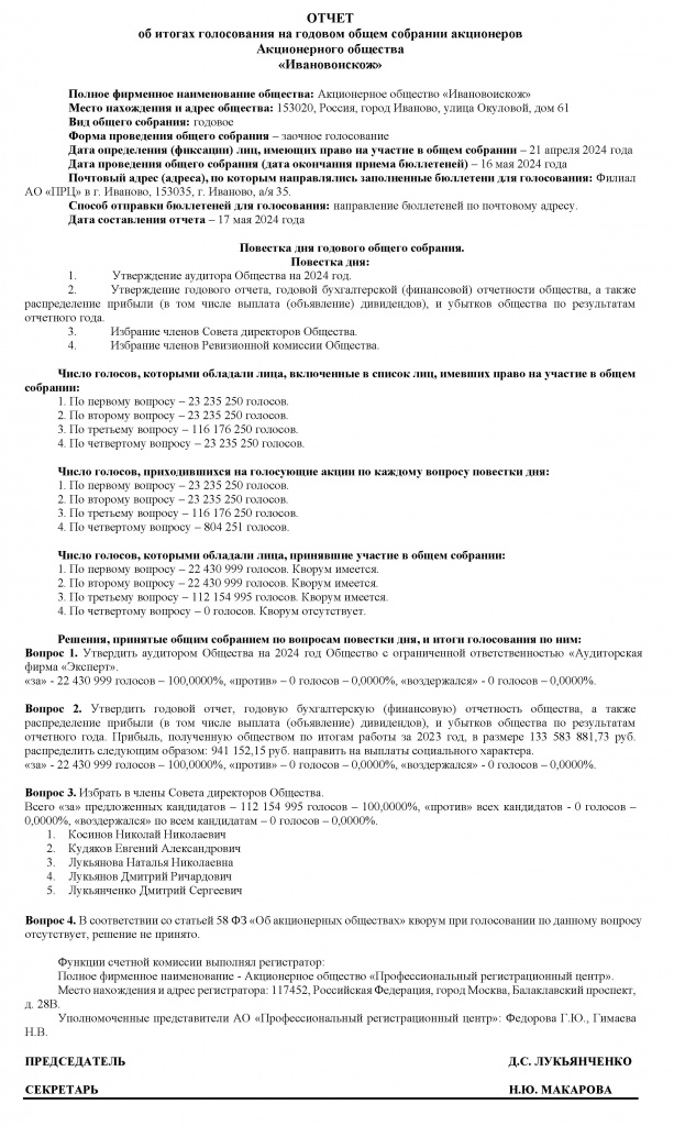 Отчет об итогах голосования на годовом общем собрании акционеров (май 24).jpg